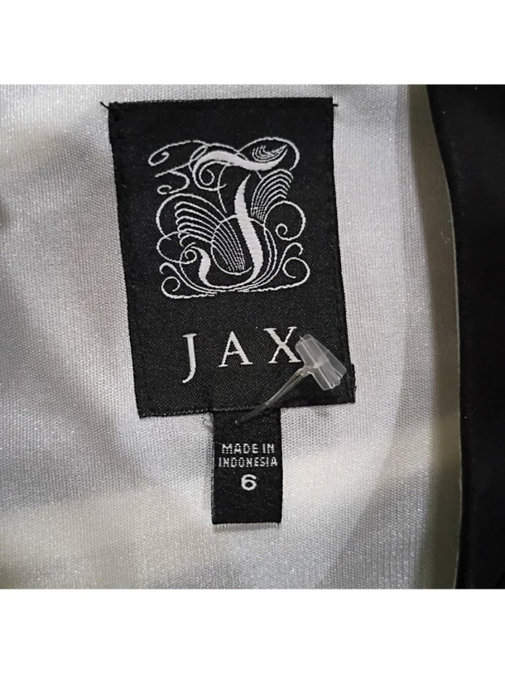 Jax Black & White Sleeveless Bodycon Dress Size 6 With Tags - Picture 5 of 13